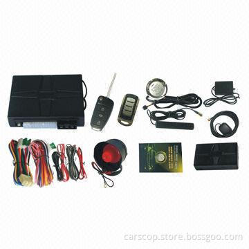 Remote Start Car Engine by Mobile Phone Car Alarm Systems with GPS Tracker and GSM Alarm,
